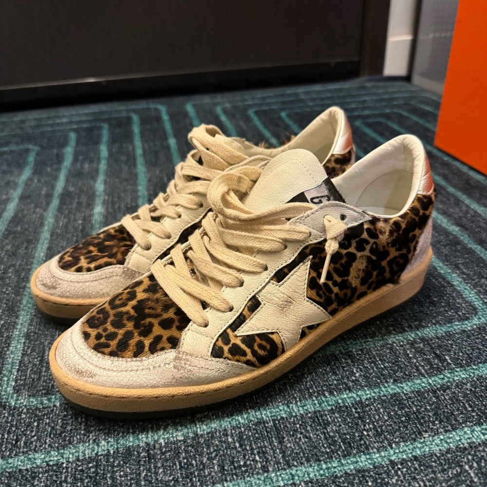 Golden goose leopard ballstars